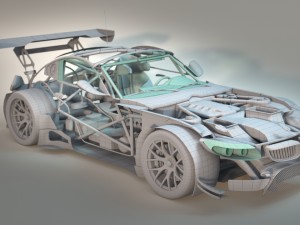 bmw z4 gt3 - spezial 3Dモデル