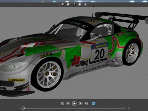 bmw z4 gt3 - spezial 3Dモデル