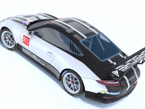 porsche 911 - 991 cup 2017 Model 3D