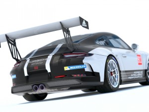 porsche 911 - 991 cup 2017 Model 3D