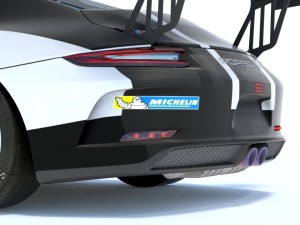 porsche 911 - 991 cup 2017 Model 3D