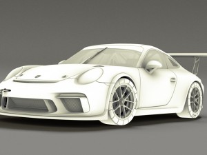 porsche 911 - 991 cup 2017 Model 3D