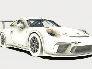 porsche 911 - 991 cup 2017 Model 3D