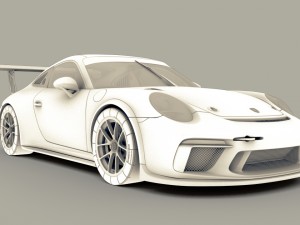 porsche 911 - 991 cup 2017 Model 3D