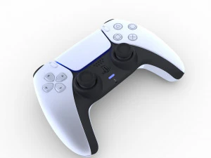 ps5 playstation 5 controller high quality 3D Model