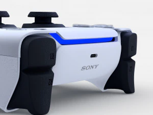 ps5 playstation 5 controller high quality 3D Model