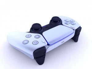 ps5 playstation 5 controller high quality 3D Model