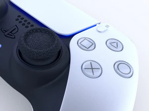 ps5 playstation 5 controller high quality 3D Model