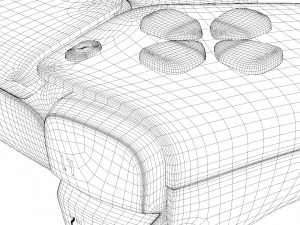 ps5 playstation 5 controller high quality 3D Model