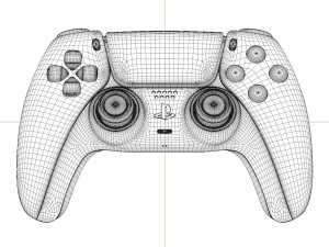 ps5 playstation 5 controller high quality 3D 模型