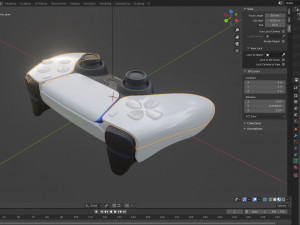 ps5 playstation 5 controller high quality 3D 模型