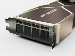 nvidia rtx 3080 ampere 3D Model