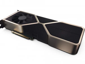 nvidia rtx 3080 ampere 3D Model