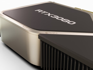 nvidia rtx 3080 ampere 3D-Modell