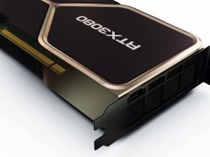 nvidia rtx 3080 ampere 3D Model