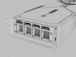 nvidia rtx 3080 ampere 3D Model