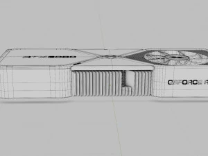 nvidia rtx 3080 ampere 3D Model