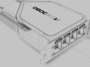 nvidia rtx 3080 ampere 3D Model