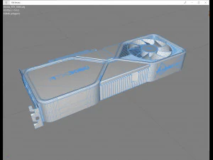nvidia rtx 3080 ampere 3D Model