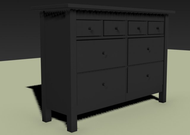 wardrobe 3D Model .c4d .max .obj .3ds .fbx .stl .blend