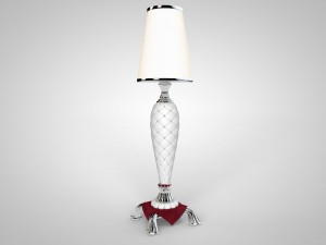 designer-cushion-lamp Model 3D