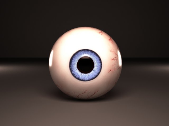 realistic human eye for characters 3Dモデル .c4d .max .obj .3ds .fbx .stl .blend 