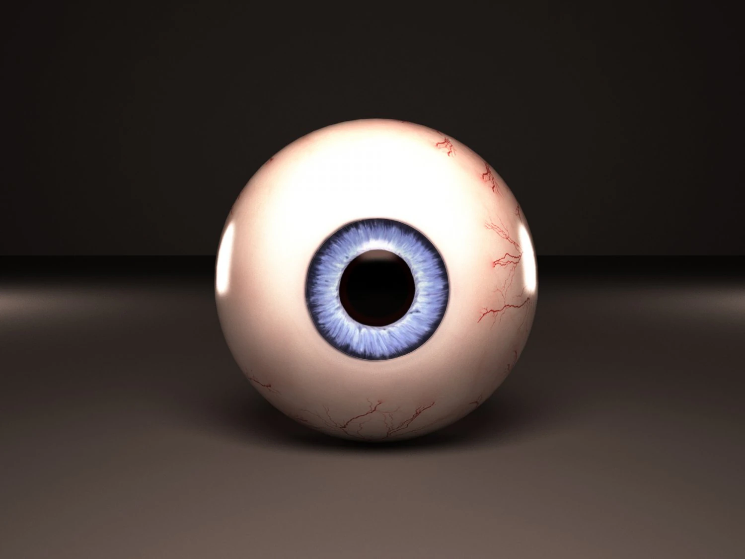 realistic human eye for characters 3D Model .c4d .max .obj .3ds .fbx .stl .blend 
