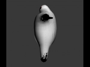 dark baymax gameready lowpoly model Modèle 3D