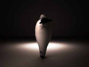 dark baymax lowpoly model 264 polys 3D Модель