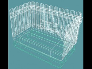 summer seat - chair 3D Модель