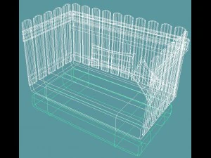 summer seat - chair 3D Model