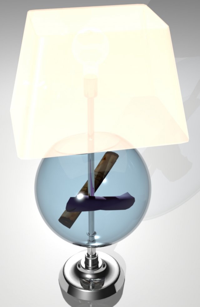 secrets lamp Model 3D .c4d .max .obj .3ds .fbx .stl .blend 
