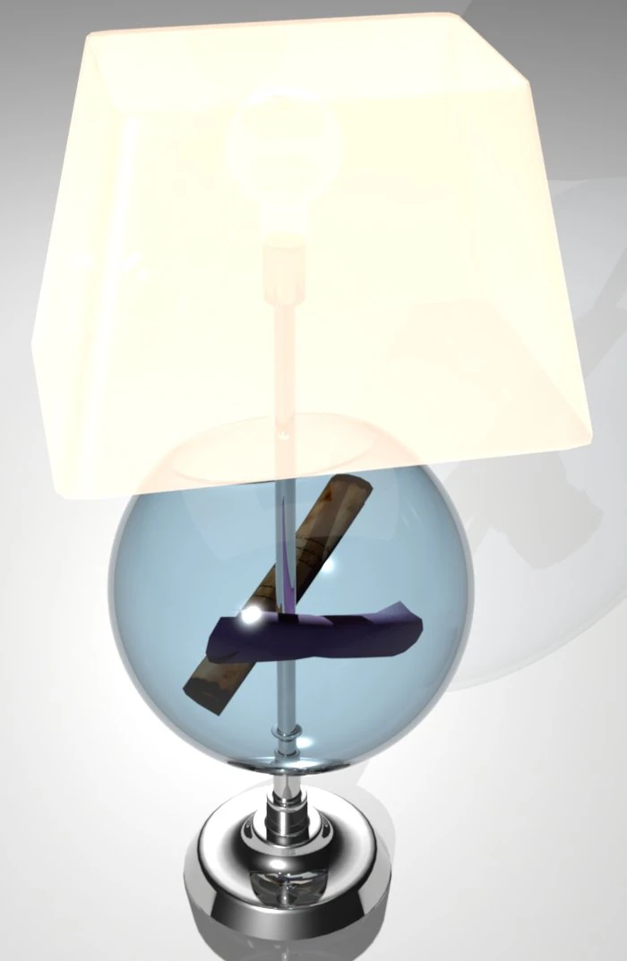 secrets lamp 3D Model .c4d .max .obj .3ds .fbx .stl .blend 