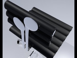 musical chair - office chair Modelo 3D