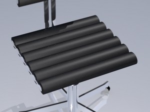 musical chair - office chair Modelo 3D