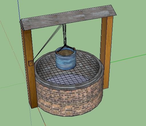 waterwell 3Dモデル .c4d .max .obj .3ds .fbx .stl .blend 