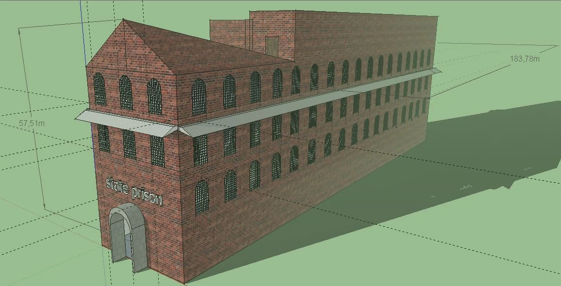 prison 3D Model .c4d .max .obj .3ds .fbx .stl .blend 
