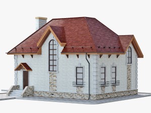house brick1 3D Model