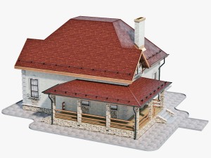 house brick1 3D Model