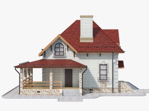 house brick1 3D Model