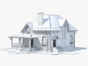 house brick1 3D Model