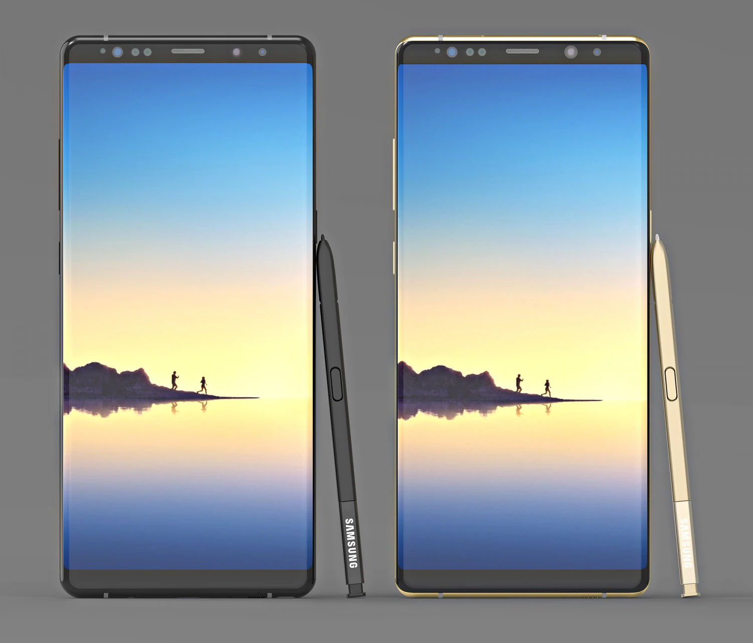 samsung galaxy note 8 3D Model .c4d .max .obj .3ds .fbx .stl .blend 
