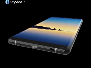 samsung galaxy note 8 3D Model