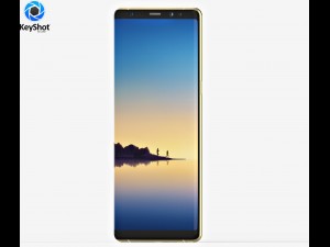 samsung galaxy note 8 3D Model