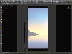 samsung galaxy note 8 3D Model