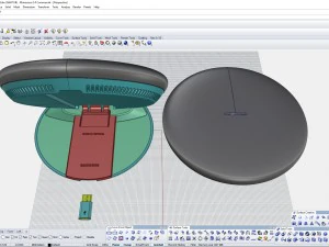 fast wireless charger samsung ep-pg950 3D Model
