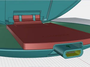 fast wireless charger samsung ep-pg950 3D Model