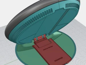 fast wireless charger samsung ep-pg950 3D Model