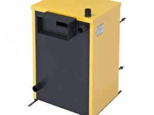 stove yellow 2 options 3D Model