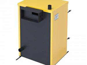 stove yellow 2 options 3D Model